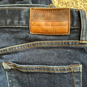 J. Crew dark wash jeans W29 L32 style 770 excellent condition